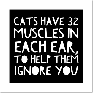 Funny cat facts Posters and Art